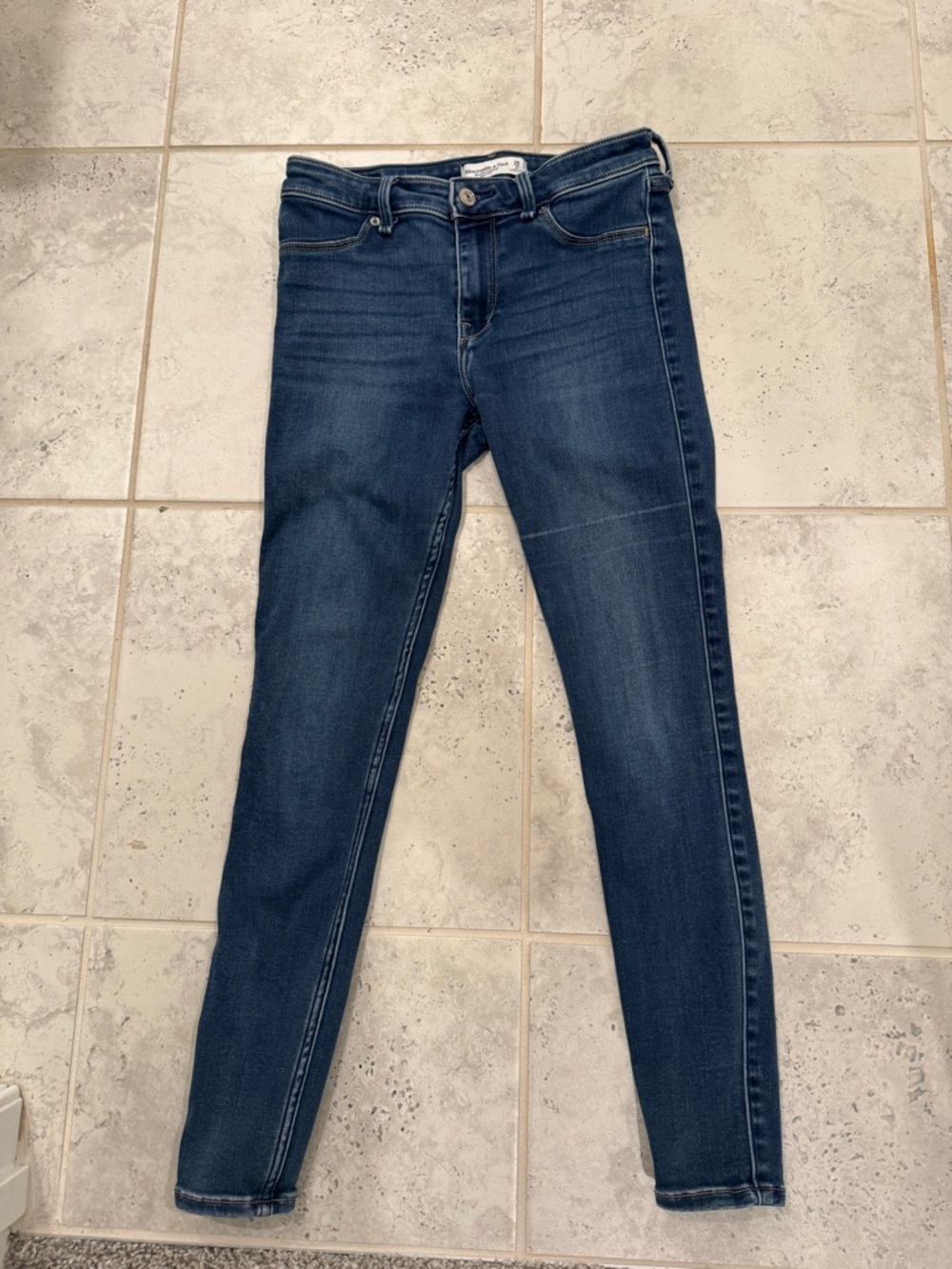 Abercrombie & Fitch Dark Blue Skinny Jean Legging